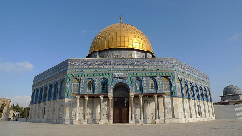 예루살렘, 알 아크사에 있는 알 아크사 모스크의 고해상도 HD 월페이퍼