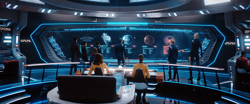 Wie Star Trek: Discovery die USS Enterprise Bridge neu gestaltete HD-Hintergrundbild