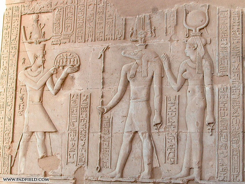 Hathor, Sobek HD wallpaper