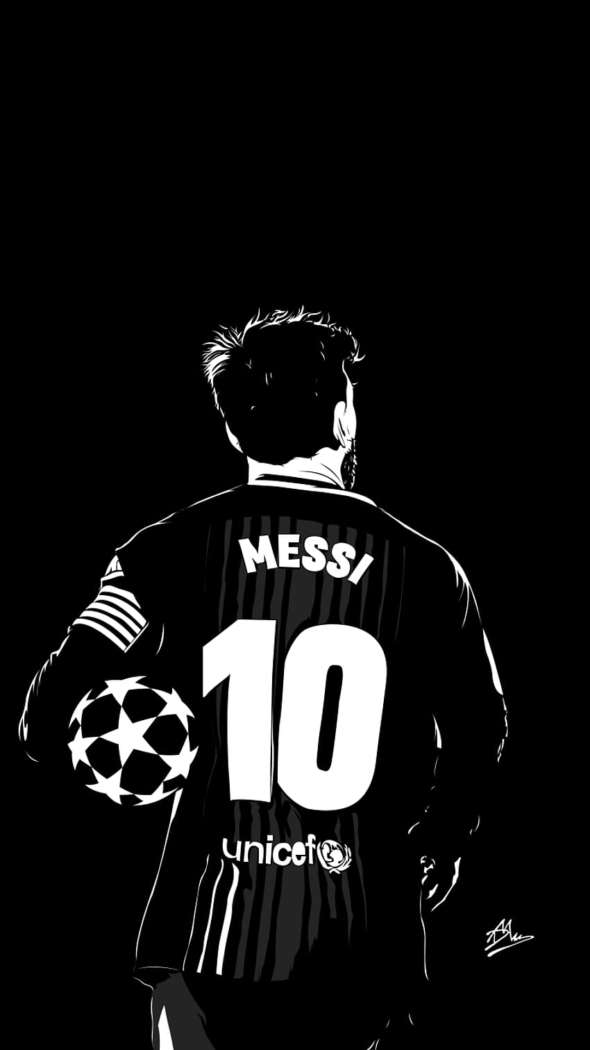 David Maloba über Schwarz und Weiß. Lionel Messi, Messi, Lionel Messi HD-Handy-Hintergrundbild