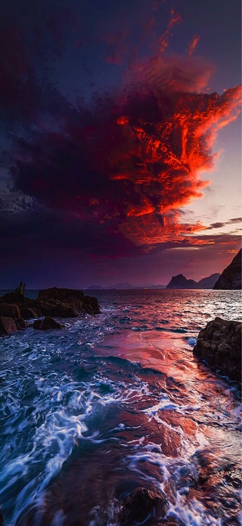 Red sky ocean HD wallpapers  Pxfuel