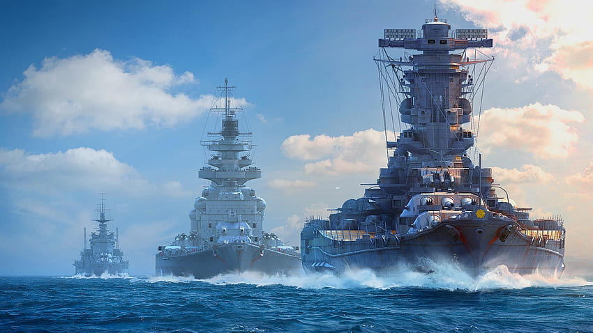 ยามาโตะ. จาก World of Warships วอลล์เปเปอร์ HD