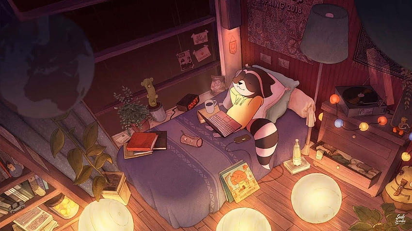 Lofi Hip Hop Radio - Relaxing Beats To Study Chill Relax To ☕️ In 2021. アニメ , 美学 , 美学 高画質の壁紙