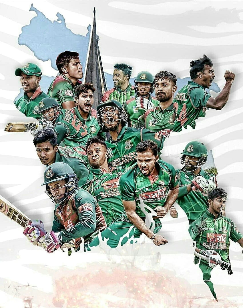 NusratZahan. Kriket, tim kriket Bangladesh, tim kriket wallpaper ponsel HD