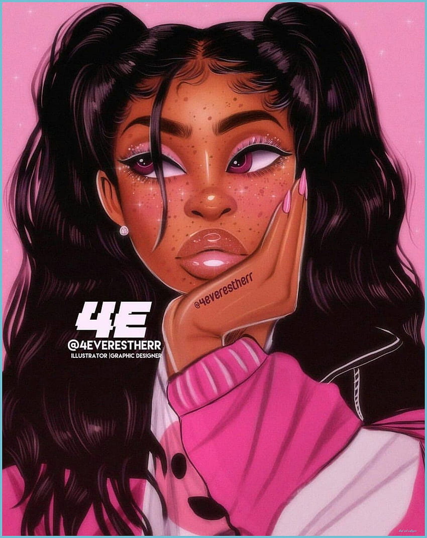 Black Girl Drawings - Black Girl . Neat, Black Girl Baddie HD phone wallpaper