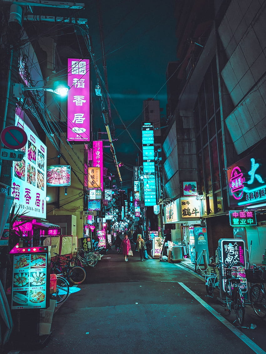 Neon Japan, Neon City Red HD phone wallpaper | Pxfuel