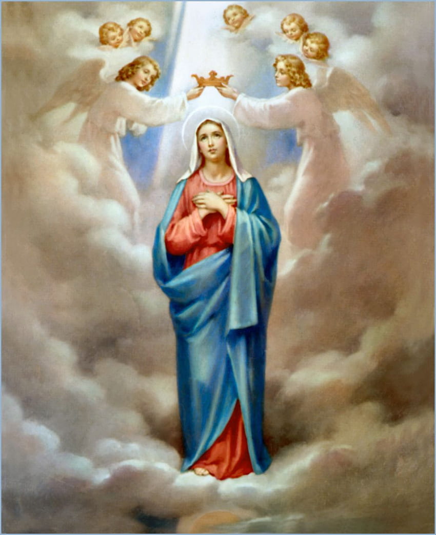 I MISTERI GLORIOSI DEL MERCOLEDÌ. n virgen maria, Virgen maría, Vergine Maria Sfondo del telefono HD