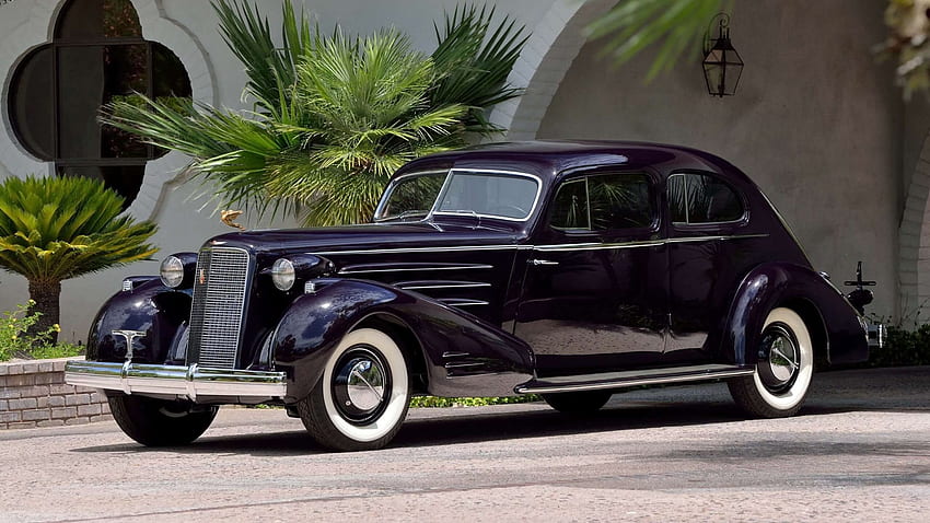 cadillac v-16 1934, retro, cadillac, cars, coupe HD wallpaper
