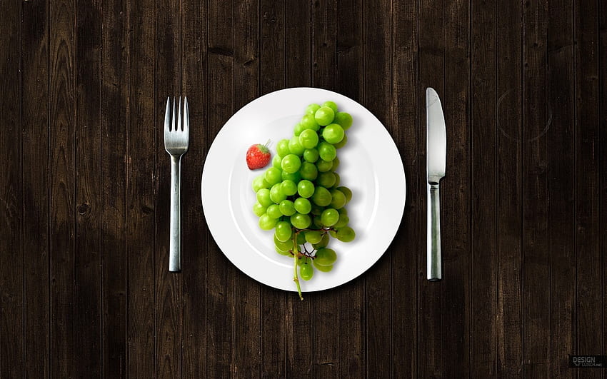 Храна, грозде, горски плодове HD тапет