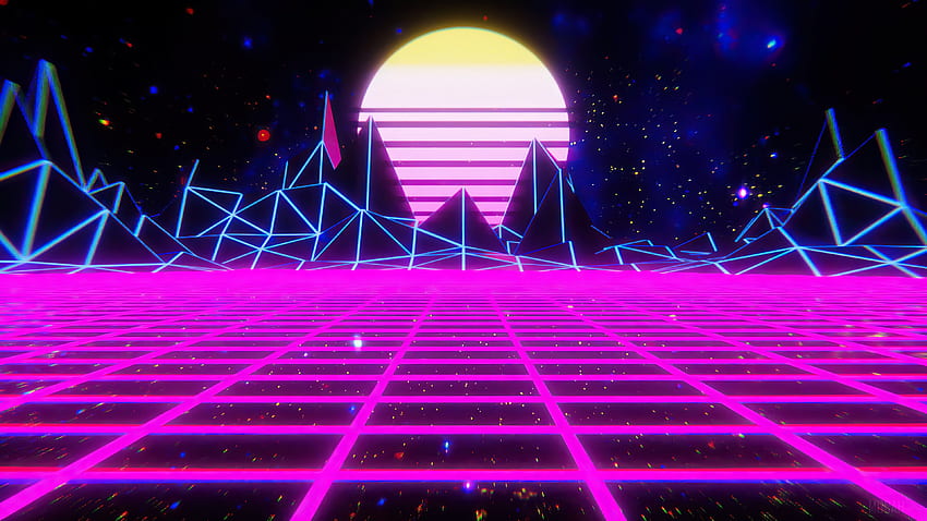 Vaporwave, Digital Art, Scenery, Retrowave, Synthwave . Mocah HD ...