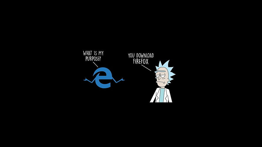 โลโก้ Internet Explorer และประกอบ Rick & Morty Rick, Rick ประกอบ Rick and Morty วอลล์เปเปอร์ HD