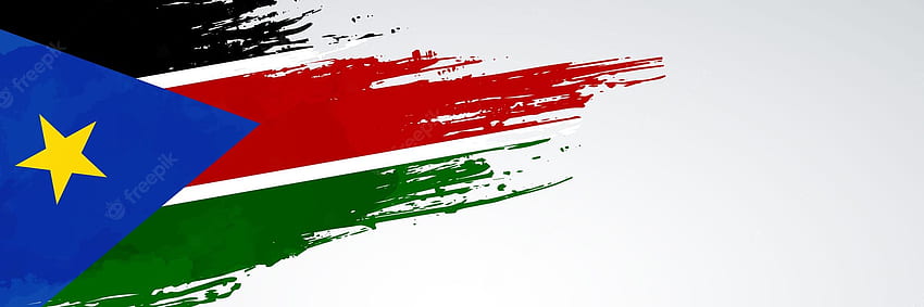Flaga Sudanu Południowego. Wektory, Zbiory i PSD Tapeta HD
