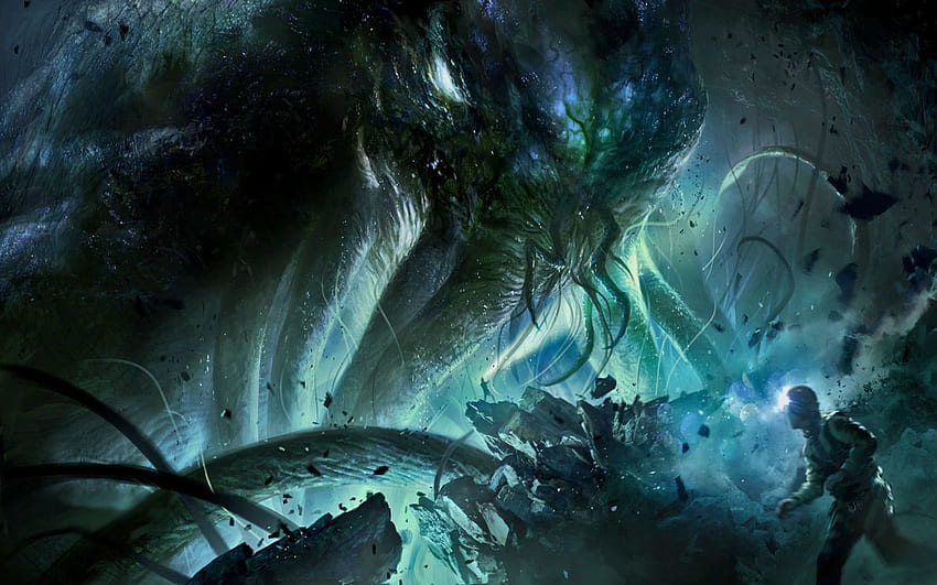 Cthulhu, Lovecraft Wallpaper HD