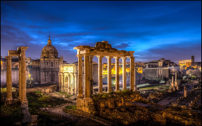 Forum Romawi, italia, roma, roman, forum Wallpaper HD