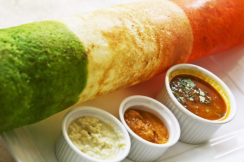 Рецепти за трицветна индийска храна - Специален ден на независимостта, южноиндийска храна HD тапет