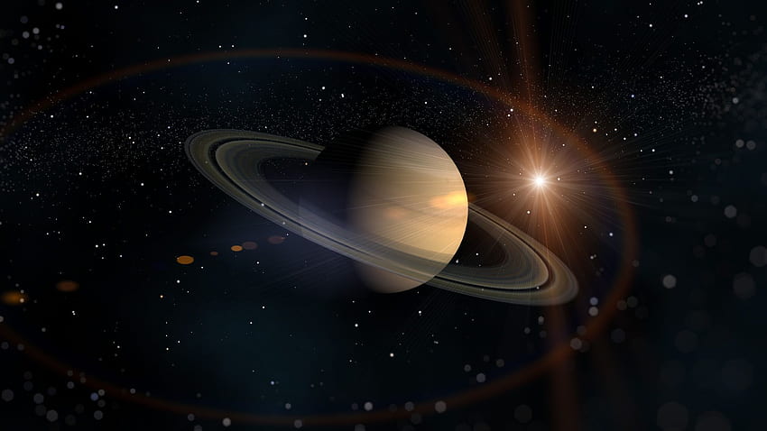 Saturnus Nyata (Halaman 5), Planet Saturnus NASA Wallpaper HD