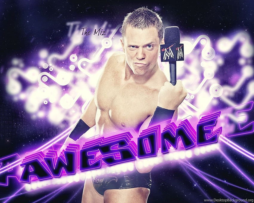 New WWE The Miz By AW Edition By AW Edition Background HD wallpaper | Pxfuel