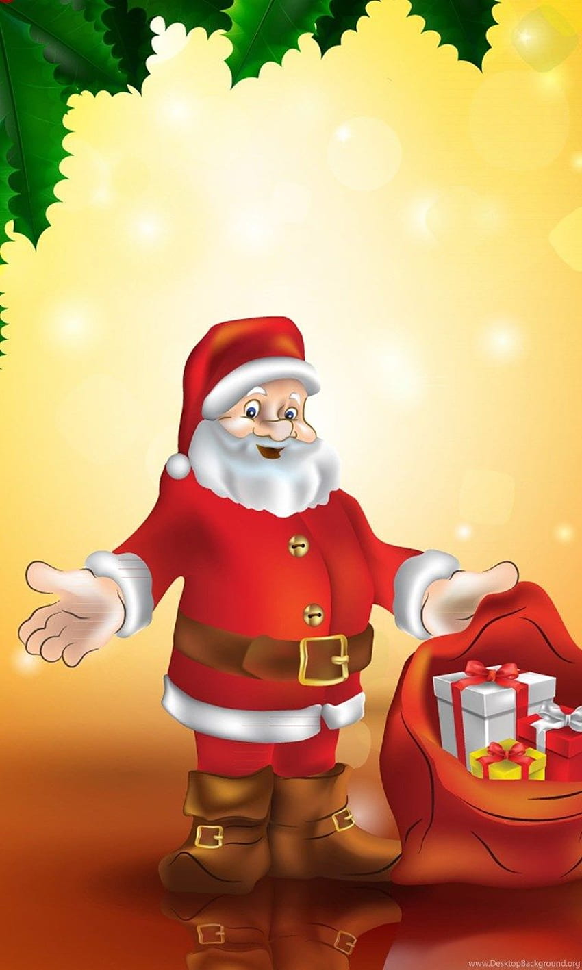Holly Jolly Santa Claus Live Wallpaper - free download