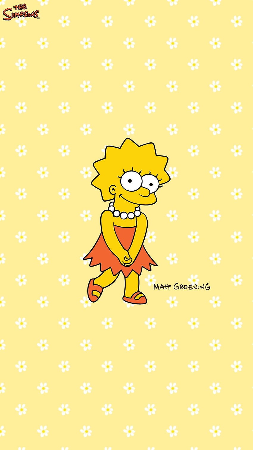 Renita Mega auf S im p s o n. Simpsons iPhone, Lisa Simpson HD-Handy-Hintergrundbild