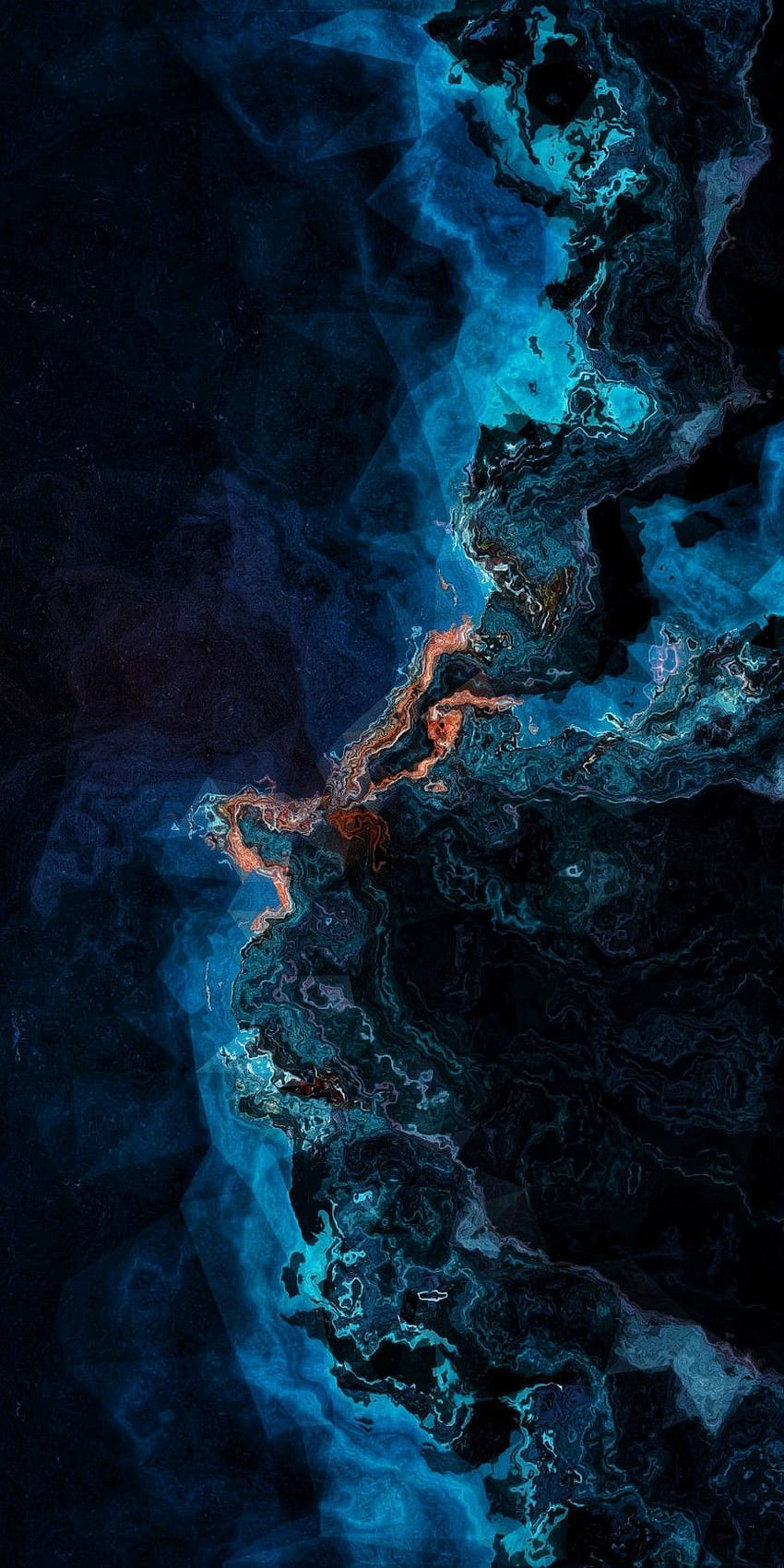 IPhone . Blau, Wasser, Türkis, elektrisches Blau, geologisches Phänomen, Himmel HD-Handy-Hintergrundbild