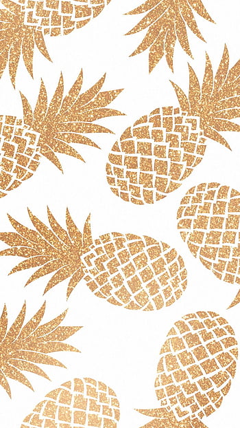 Cute gold pineapple HD wallpapers | Pxfuel