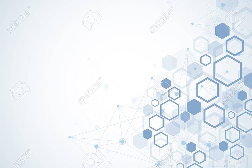 Abstract Medical Background DNA Research Hexagonal Structure [] for your , Mobile & Tablet. Explore Background DNA. Dna , Background DNA, DNA HD wallpaper