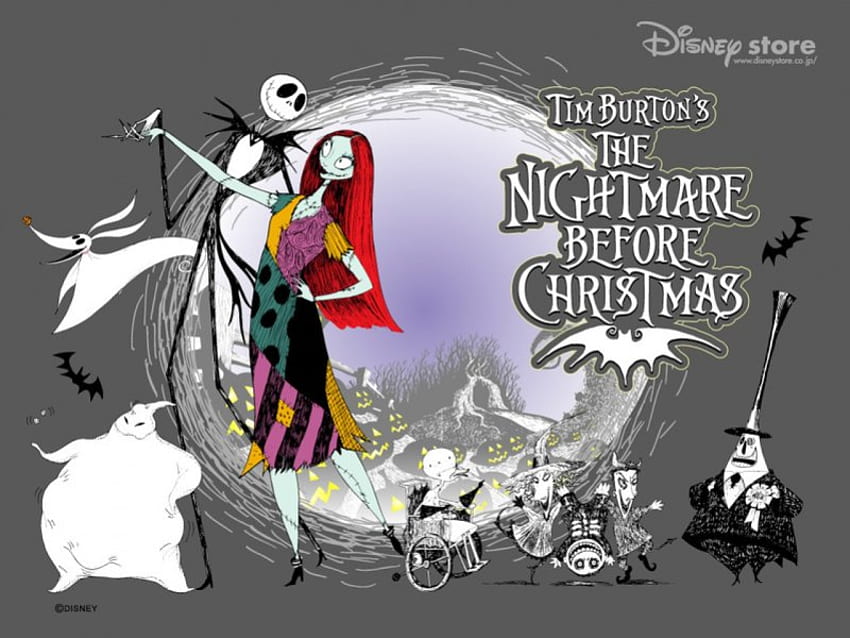 Nightmare Before Christmas, dark HD wallpaper