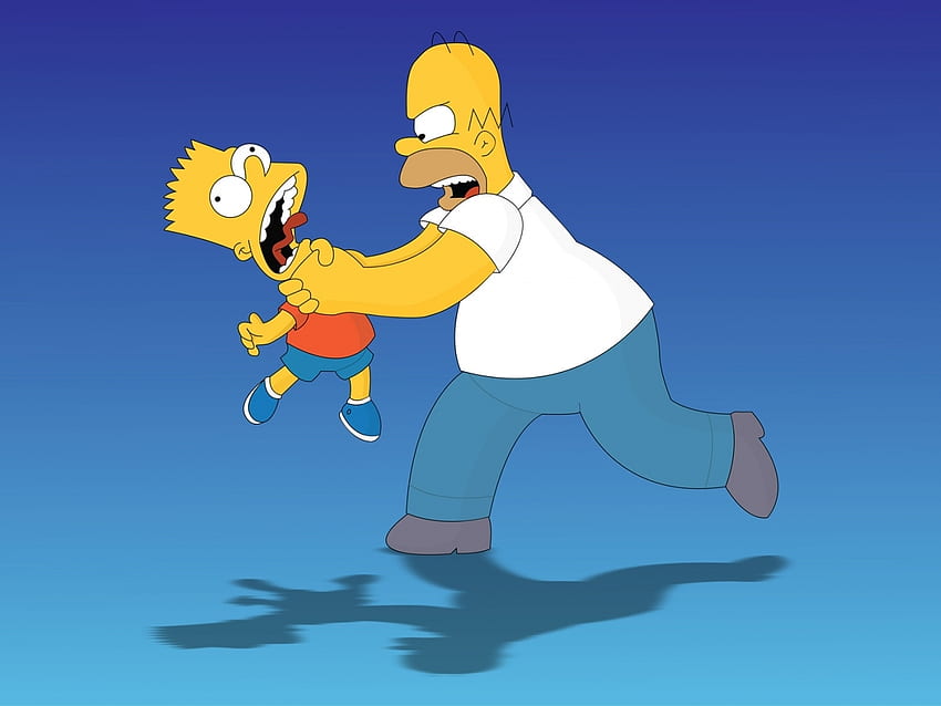 Kreskówka, Tło, Homer Simpson, Simpsonowie Tapeta HD