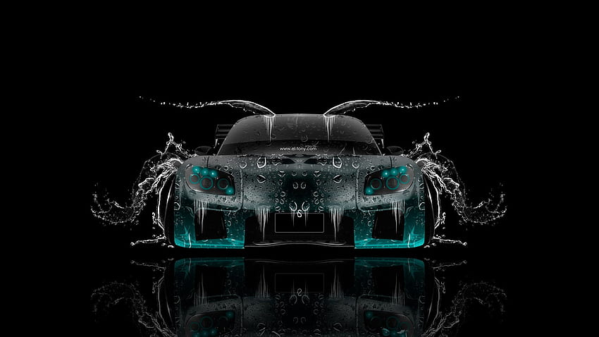 Mazda RX7 VeilSide JDM Front Water Car 2014 el Tony HD wallpaper