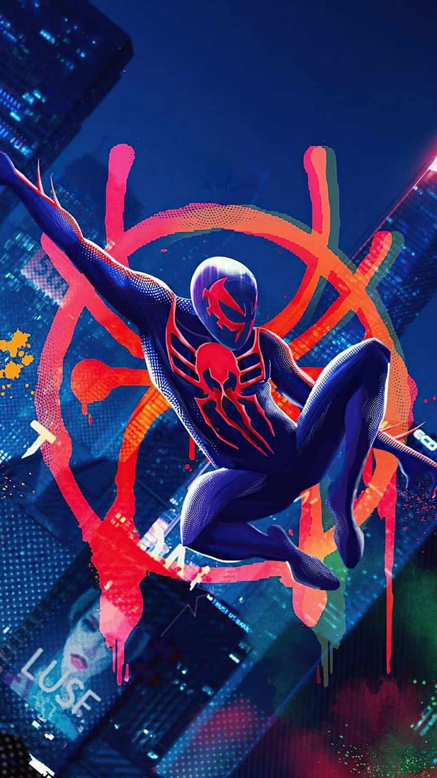 Spiderman 2099, Organismus, Arte HD-Handy-Hintergrundbild