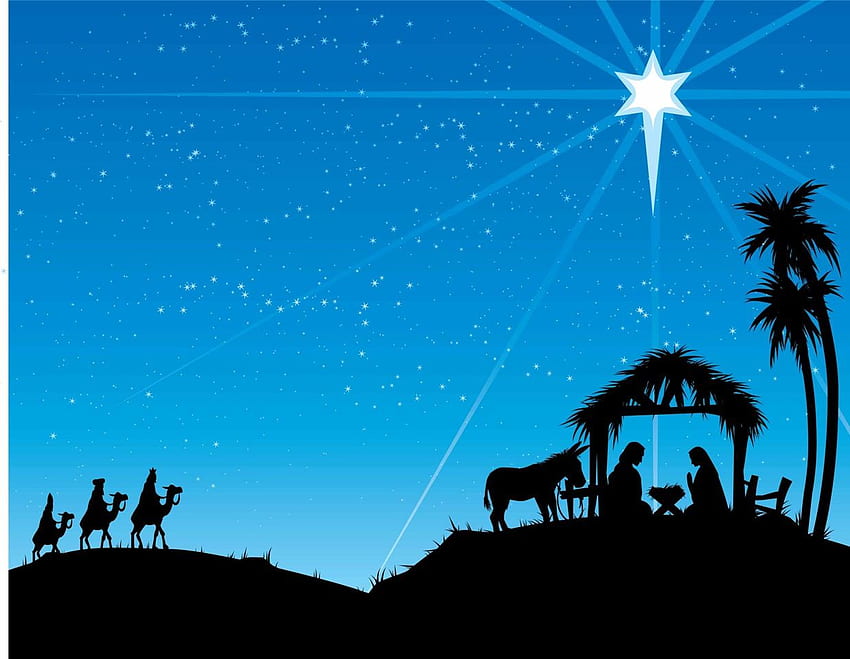 İsa'nın Doğuşu Arka Planı - Mutlu Noeller Doğuşu Arka Planı HD duvar kağıdı