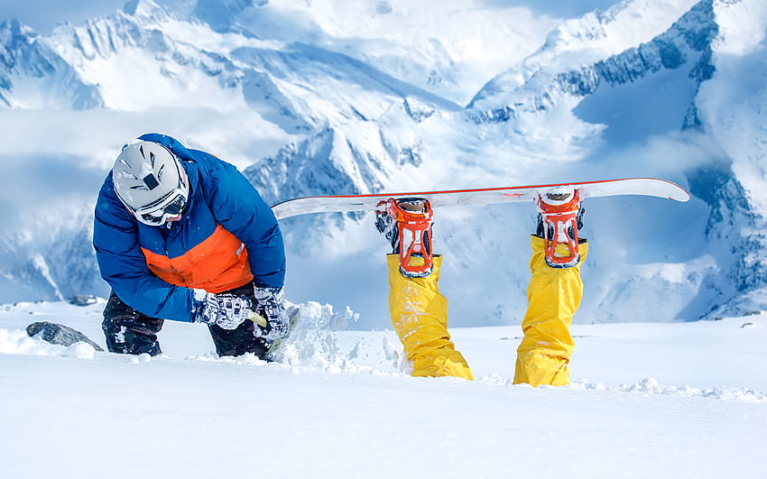 Vochtigheid Vooruitgang sterk Men Funny Winter athletic Snowboarding, Fun Winter HD wallpaper | Pxfuel