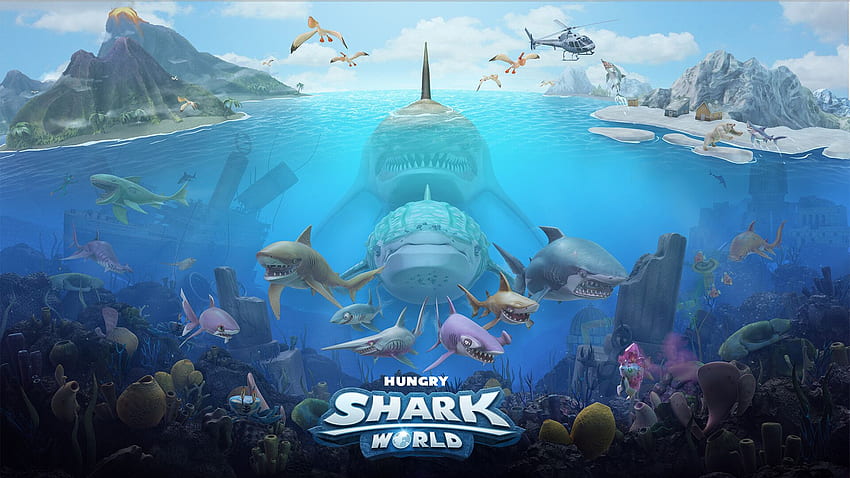ArtStation — rendery 3D Hungry Shark World, Alex Franks Tapeta HD