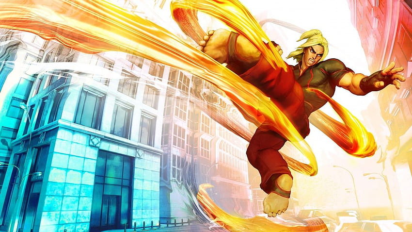 Ken, Street Fighter V, Gry, Anime Street Fighter Tapeta HD
