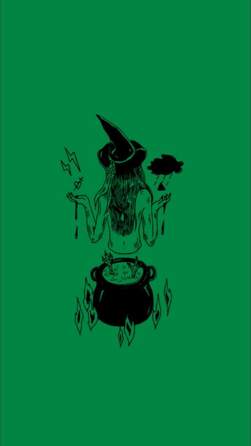 for your phone. Background in 2019. Witch, Green Witch Aesthetic HD phone wallpaper