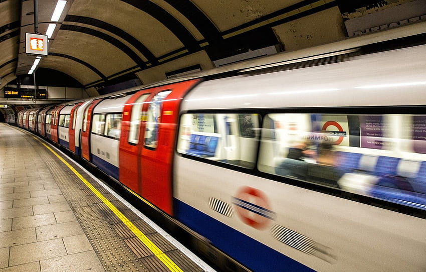 metro, London, train, platform, subway, London, Underground, platform, Tube Arrival for , section город, Metro Train HD wallpaper