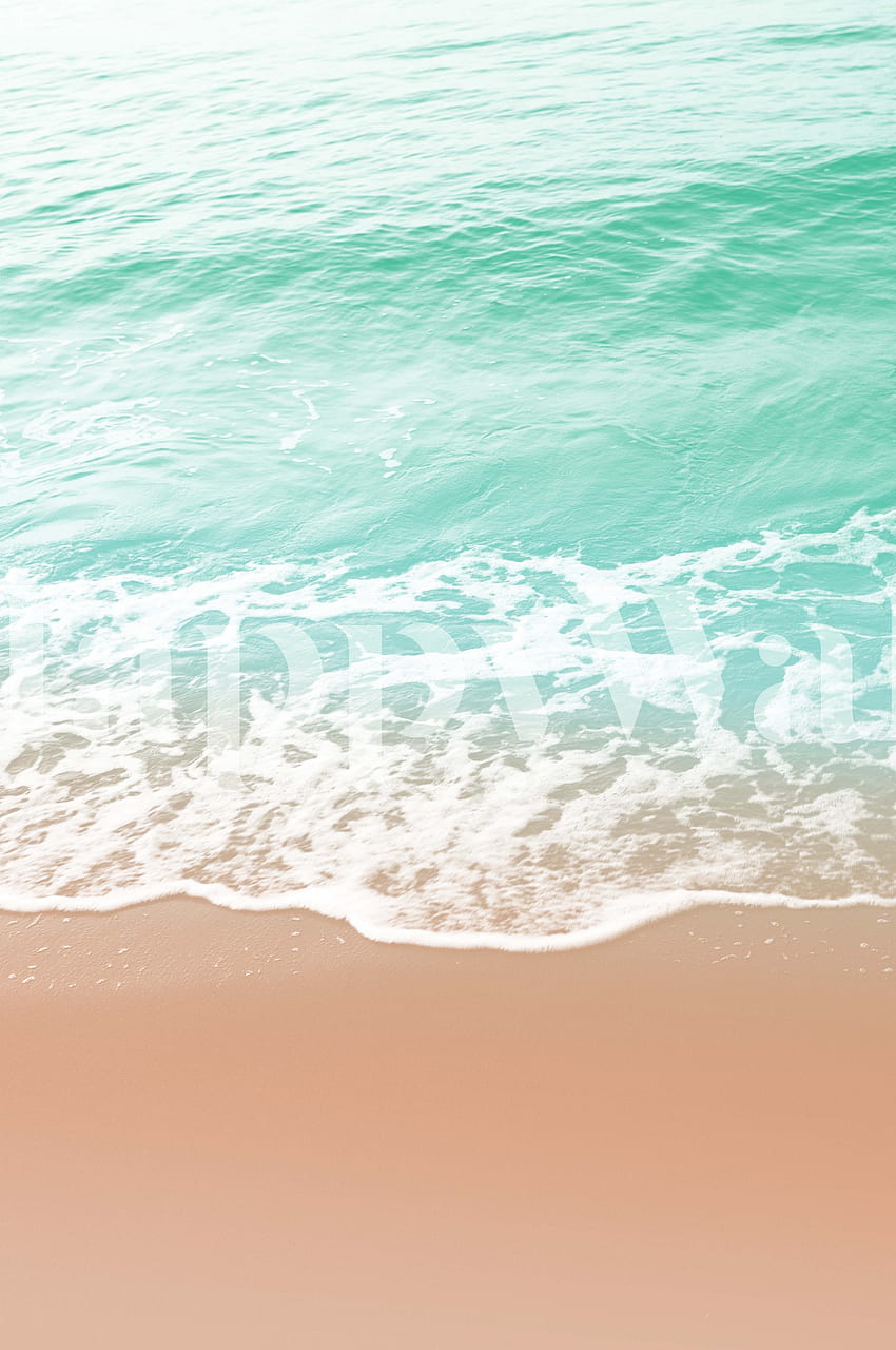 Soft Emerald Beige Ocean 1 , Beige Beach 구매 HD 전화 배경 화면