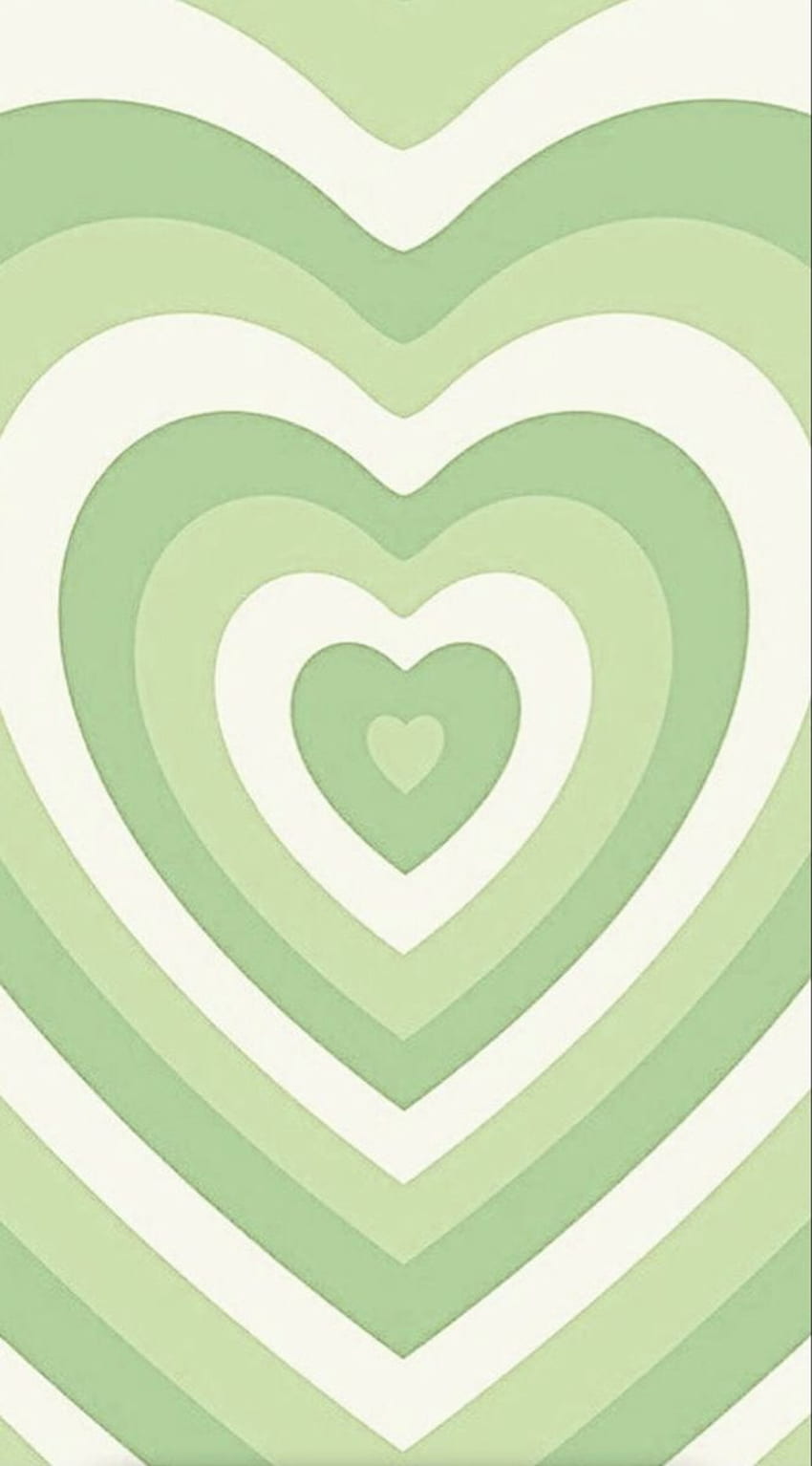 SAGE GREEN HEART di tahun 2021. Pola telepon, pola iPhone, Hati wallpaper ponsel HD