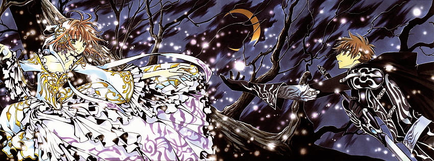 Doppelmonitor Tsubasa: Reservoir Chronicle, Hintergrund HD-Hintergrundbild