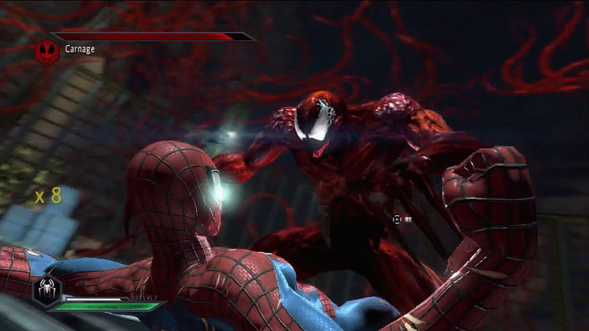 Spider Man VS Carnage Final Boss Fight The Amazing Spider Man 2, Spider-Man vs Carnage HD тапет