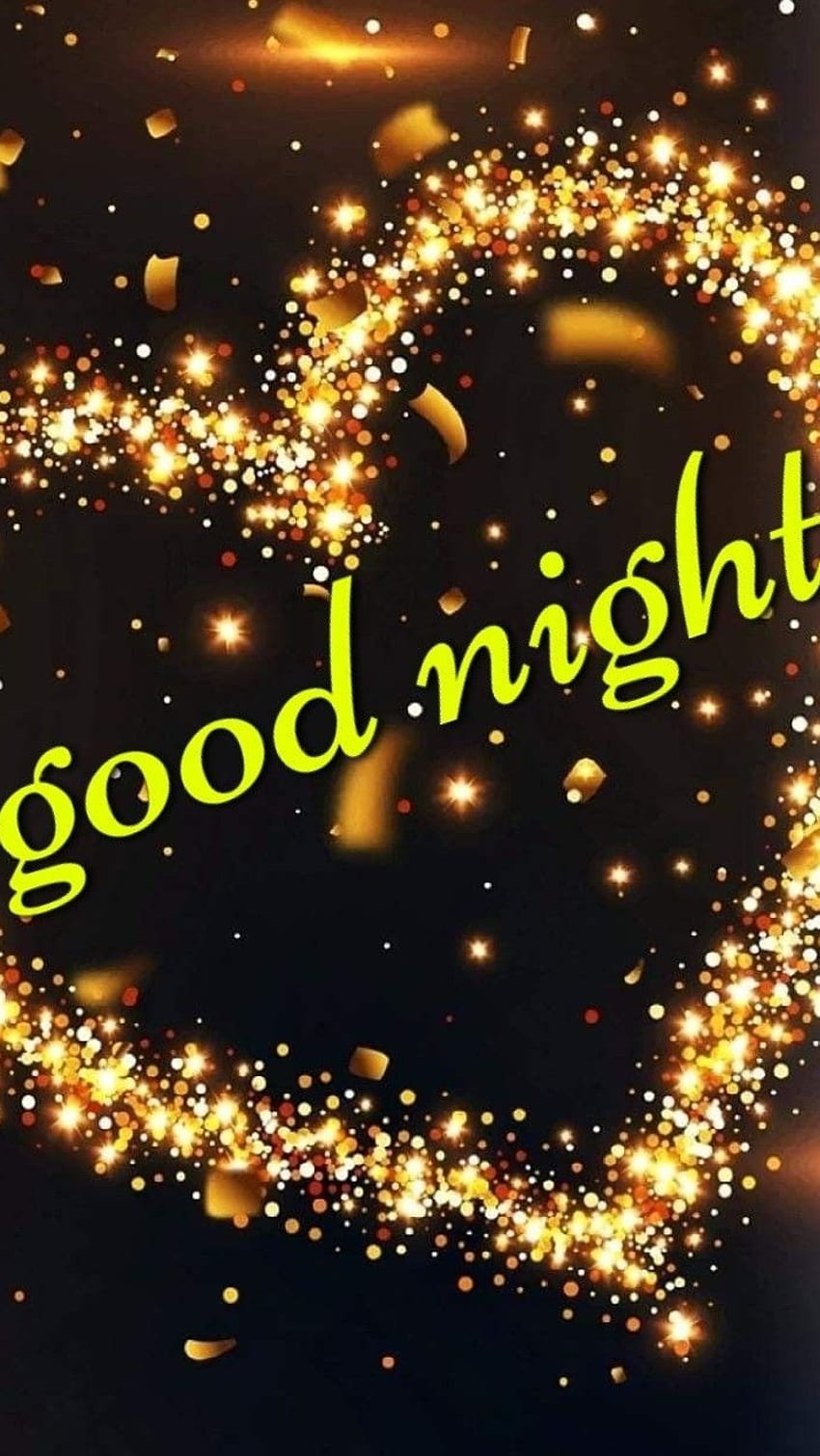 Good Night, Message, Background HD phone wallpaper