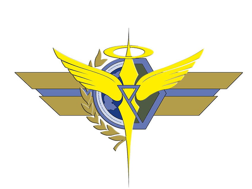 Himmlisches Verhinderer-Logo, himmlisches Wesen HD-Hintergrundbild