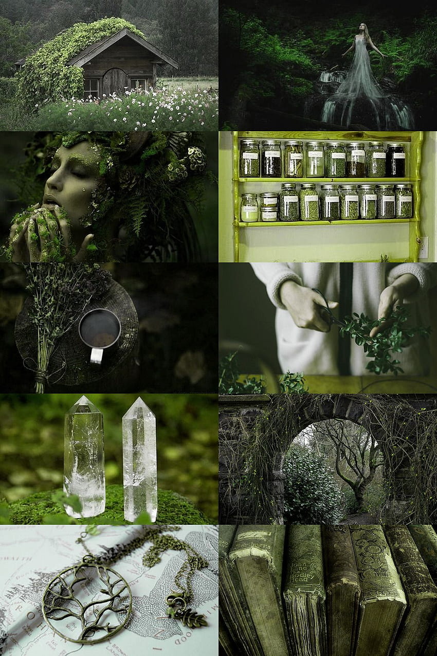 skcgsra. Witch aesthetic, Witch, Green witch, Green Witch Aesthetic HD phone wallpaper