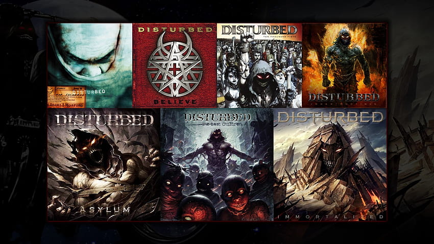 I just made this Disturbed discography , thought I'd share [] ... HD wallpaper
