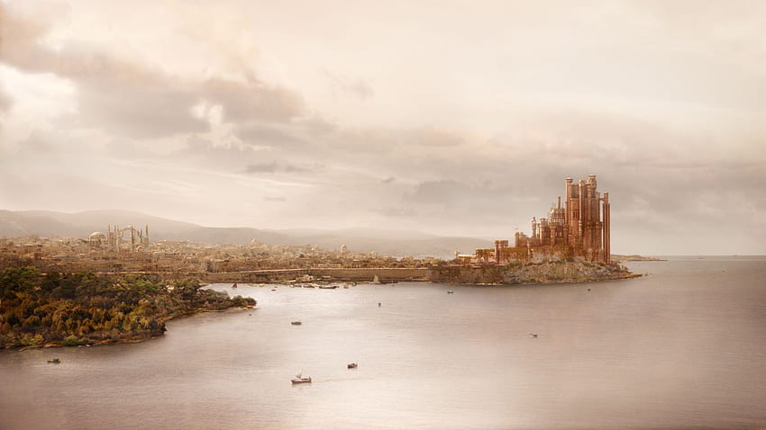 Travelld of Game of Thrones - Tarjeta postal de vaso de chupito, Desembarco del Rey fondo de pantalla