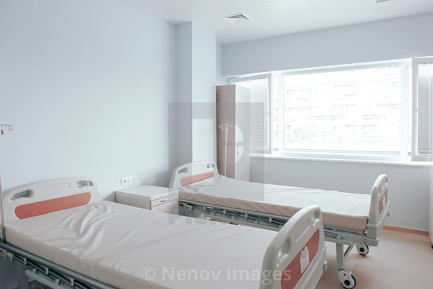 Modern hospital room. Hospital bed in clean and modern hospital. Interior of empty hospital ward. - License, or print for Â£21.08. . Picfair HD wallpaper