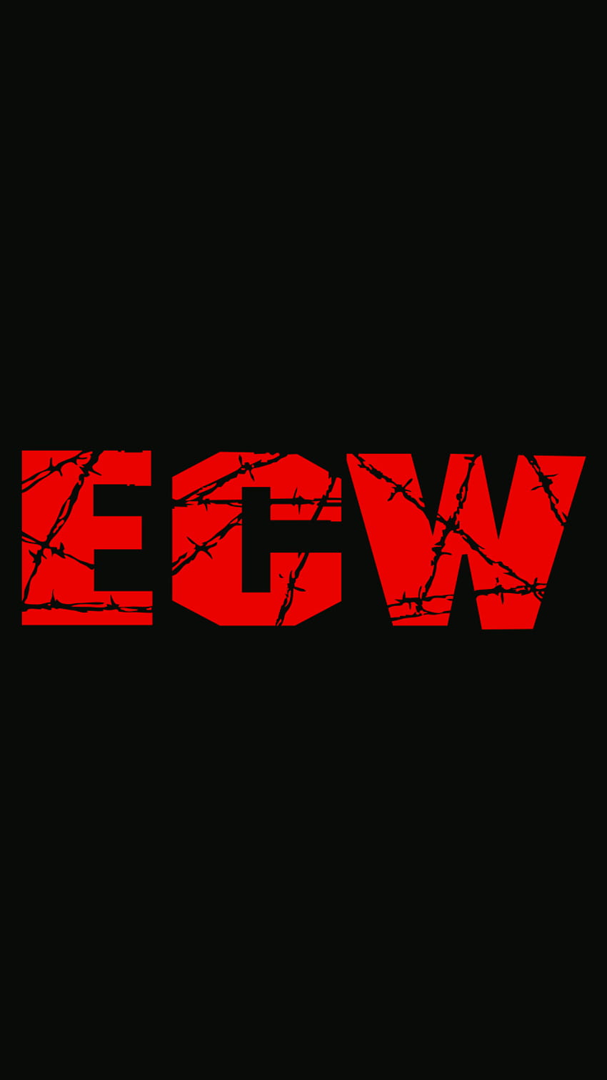 ECW old logo, wrestling HD phone wallpaper