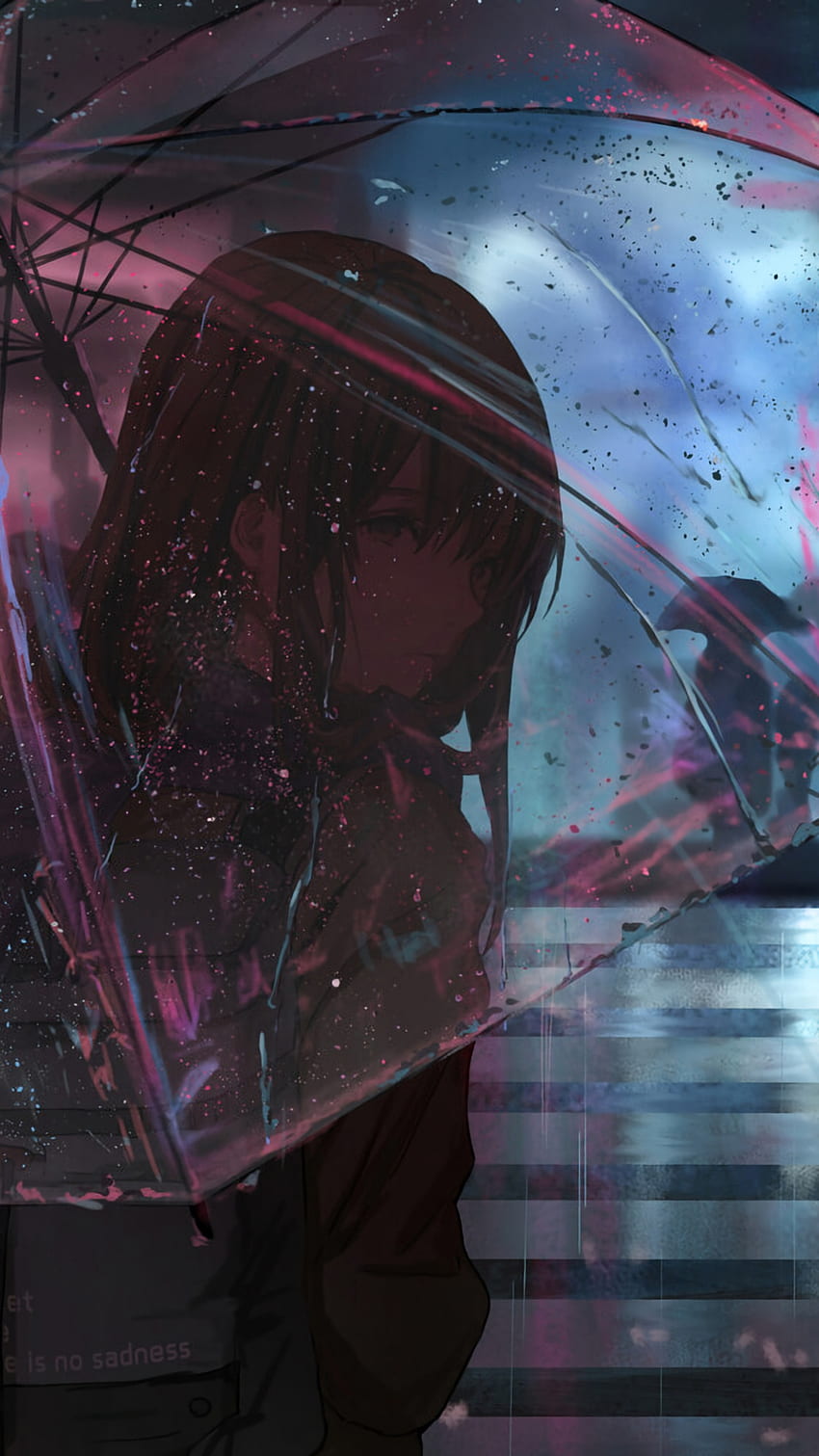 Download Anime Woman Weeping Depression Wallpaper | Wallpapers.com