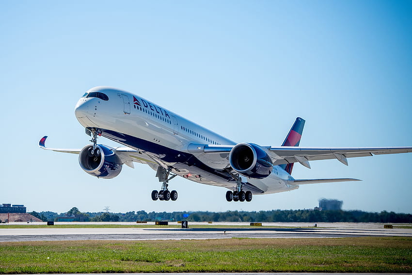 Rückblick: Was Sie von Deltas neuem Airbus A350 900+ erwarten können HD-Hintergrundbild