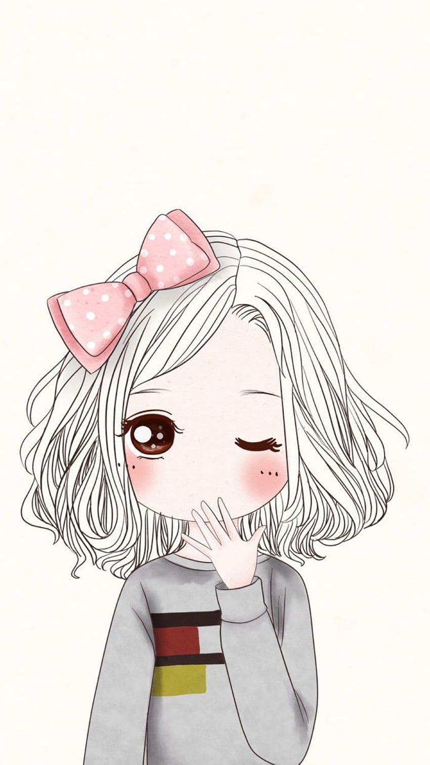 ��**✿**✿**✿*✿**. Lindos Fofos***. Chibi, caricatura japonesa linda femenina fondo de pantalla del teléfono
